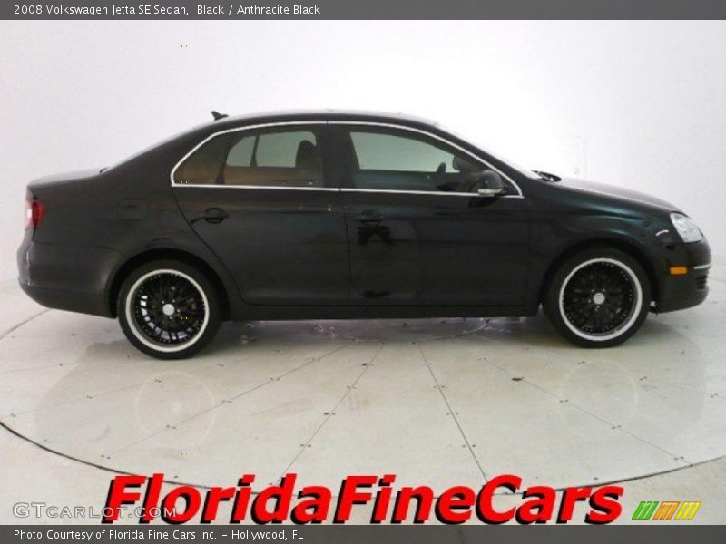Black / Anthracite Black 2008 Volkswagen Jetta SE Sedan
