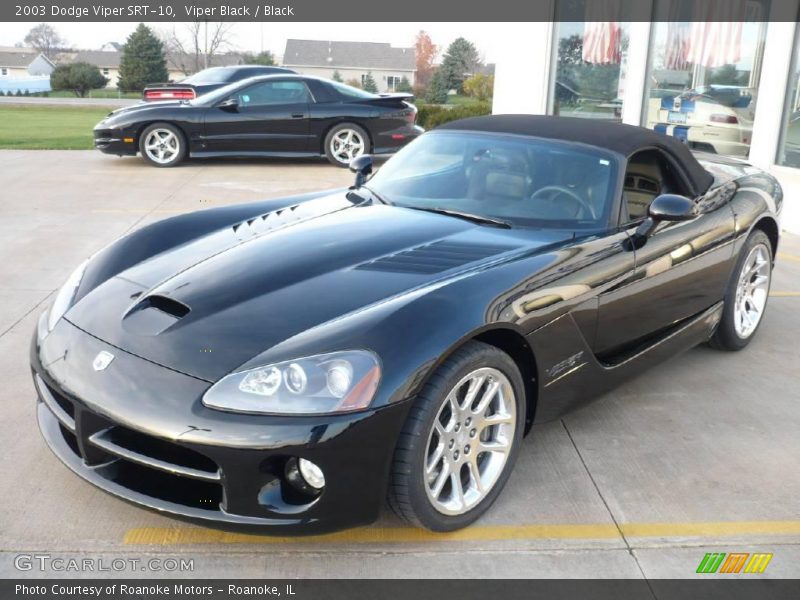 Viper Black / Black 2003 Dodge Viper SRT-10