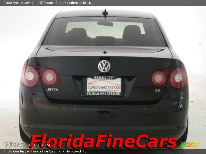 Black / Anthracite Black 2008 Volkswagen Jetta SE Sedan