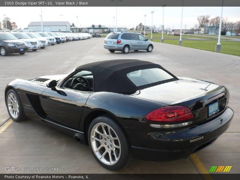 Viper Black / Black 2003 Dodge Viper SRT-10