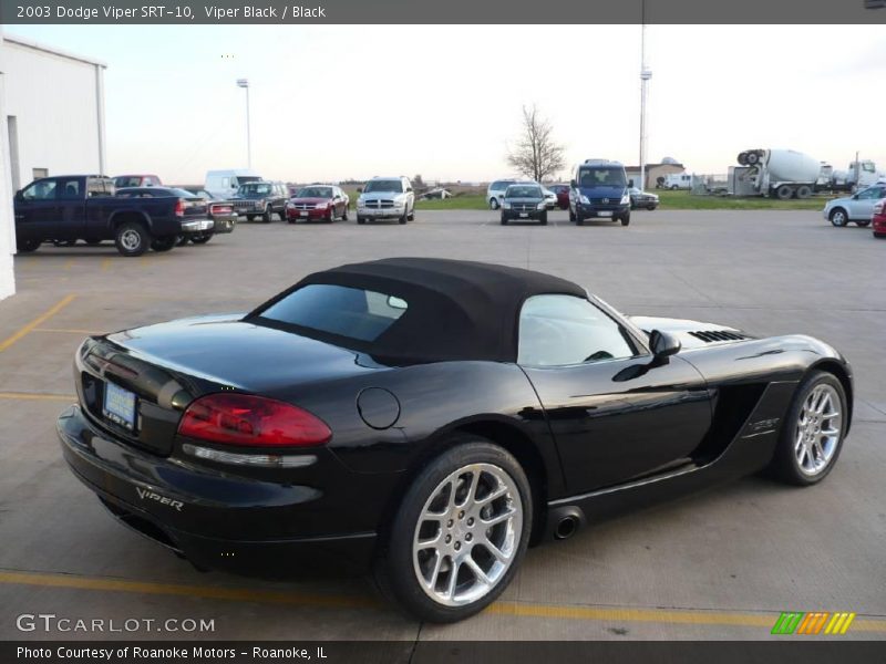 Viper Black / Black 2003 Dodge Viper SRT-10