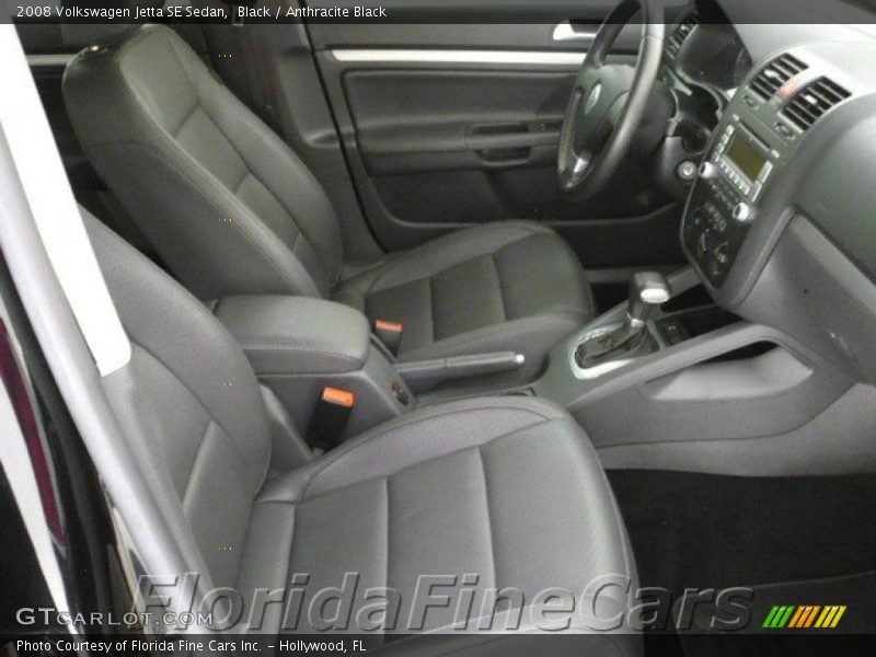 Black / Anthracite Black 2008 Volkswagen Jetta SE Sedan