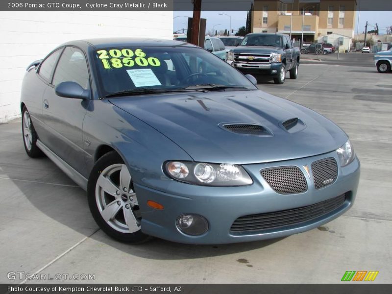 Cyclone Gray Metallic / Black 2006 Pontiac GTO Coupe