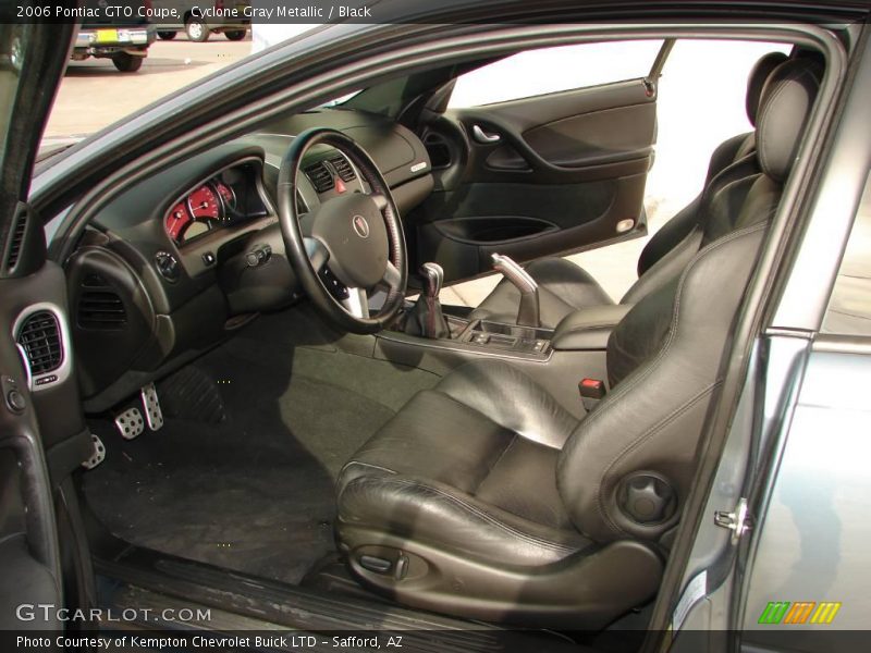 Cyclone Gray Metallic / Black 2006 Pontiac GTO Coupe
