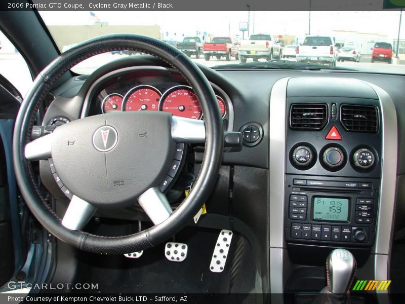 Cyclone Gray Metallic / Black 2006 Pontiac GTO Coupe