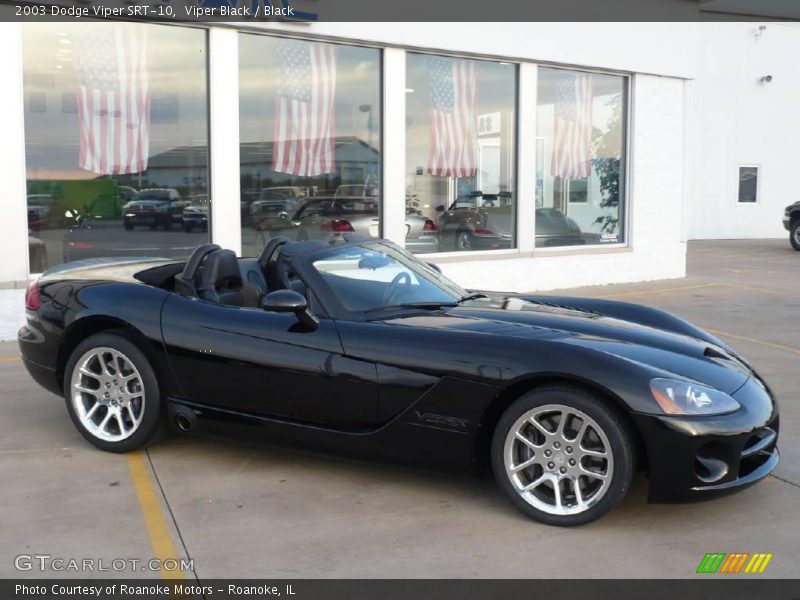Viper Black / Black 2003 Dodge Viper SRT-10