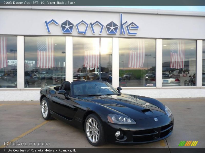 Viper Black / Black 2003 Dodge Viper SRT-10