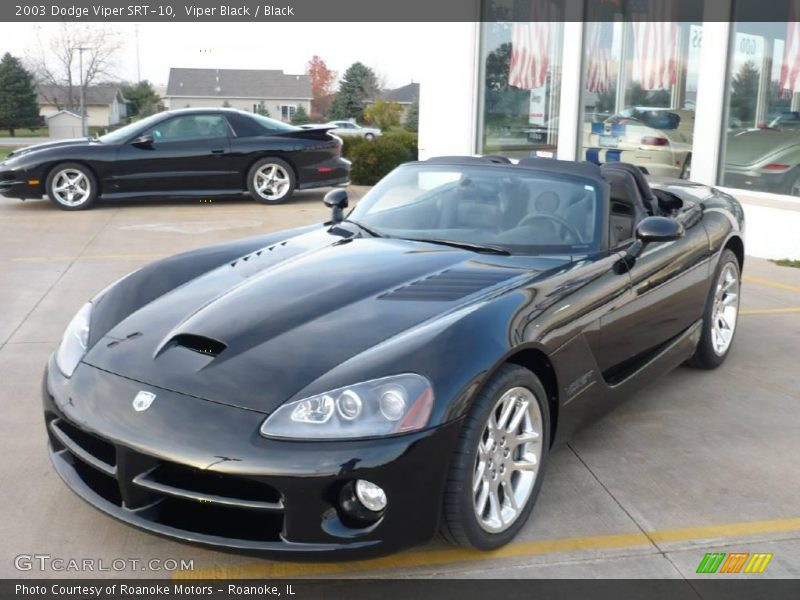 Viper Black / Black 2003 Dodge Viper SRT-10