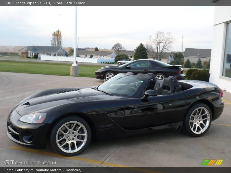 Viper Black / Black 2003 Dodge Viper SRT-10