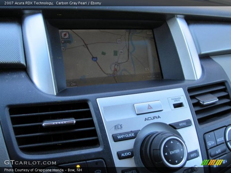 Carbon Gray Pearl / Ebony 2007 Acura RDX Technology