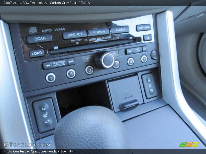 Carbon Gray Pearl / Ebony 2007 Acura RDX Technology