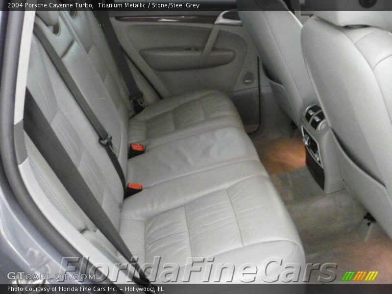 Titanium Metallic / Stone/Steel Grey 2004 Porsche Cayenne Turbo