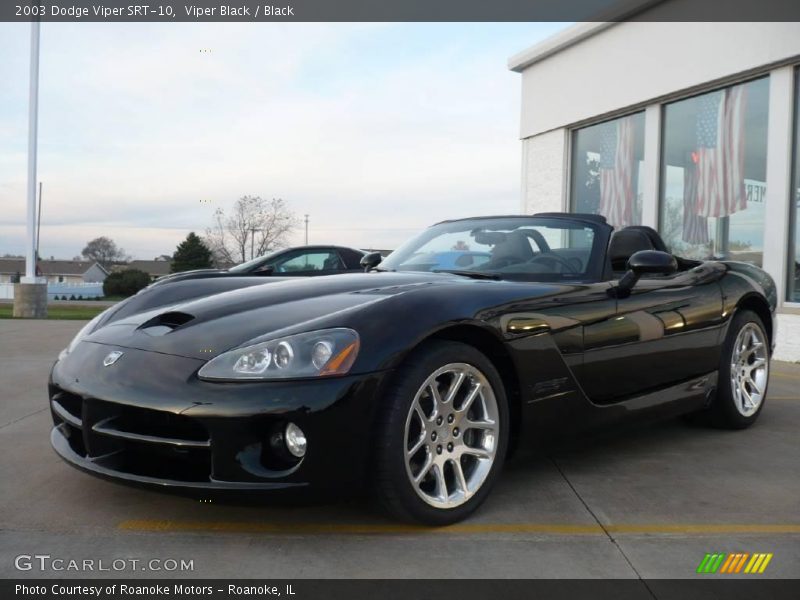 Viper Black / Black 2003 Dodge Viper SRT-10