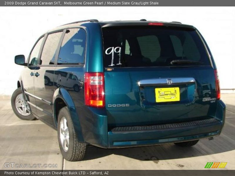 Melbourne Green Pearl / Medium Slate Gray/Light Shale 2009 Dodge Grand Caravan SXT