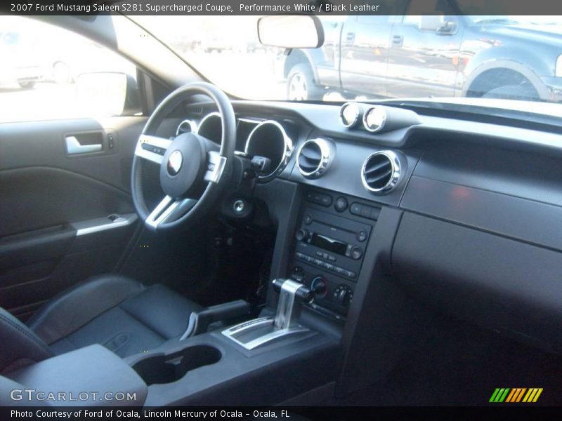 Performance White / Black Leather 2007 Ford Mustang Saleen S281 Supercharged Coupe