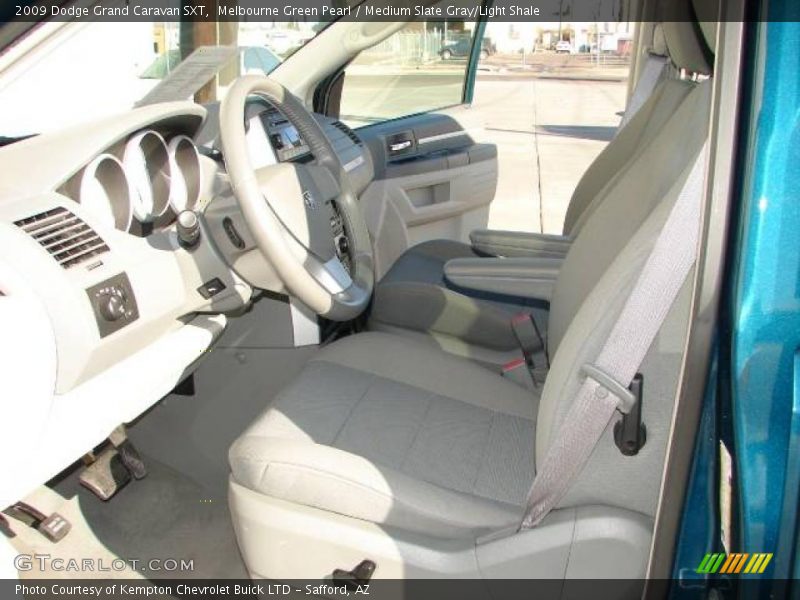Melbourne Green Pearl / Medium Slate Gray/Light Shale 2009 Dodge Grand Caravan SXT