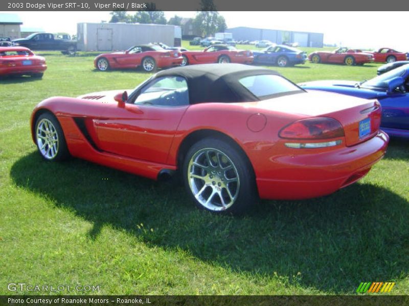 Viper Red / Black 2003 Dodge Viper SRT-10