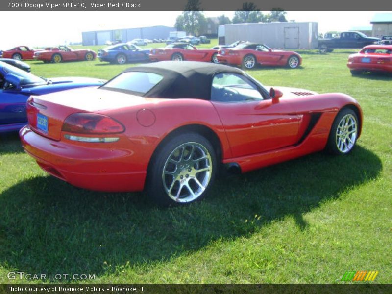 Viper Red / Black 2003 Dodge Viper SRT-10