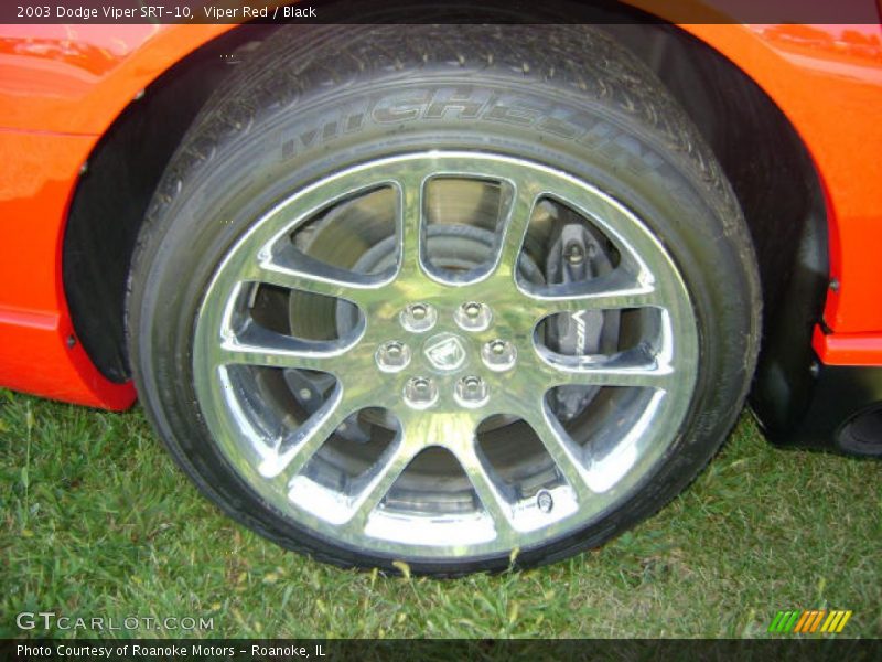 Viper Red / Black 2003 Dodge Viper SRT-10