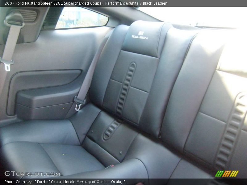 Performance White / Black Leather 2007 Ford Mustang Saleen S281 Supercharged Coupe