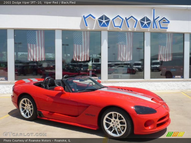 Viper Red / Black/Red 2003 Dodge Viper SRT-10