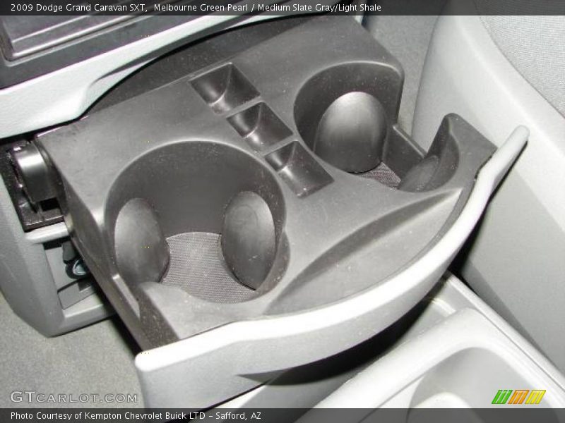 Melbourne Green Pearl / Medium Slate Gray/Light Shale 2009 Dodge Grand Caravan SXT