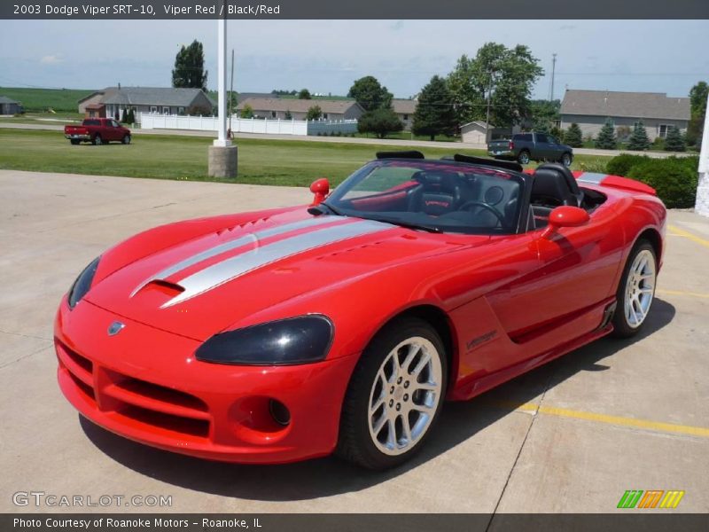 Viper Red / Black/Red 2003 Dodge Viper SRT-10