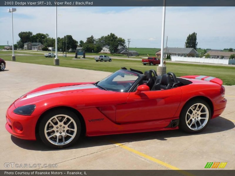 Viper Red / Black/Red 2003 Dodge Viper SRT-10