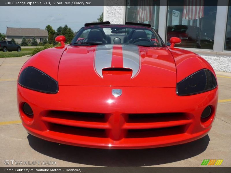 Viper Red / Black/Red 2003 Dodge Viper SRT-10