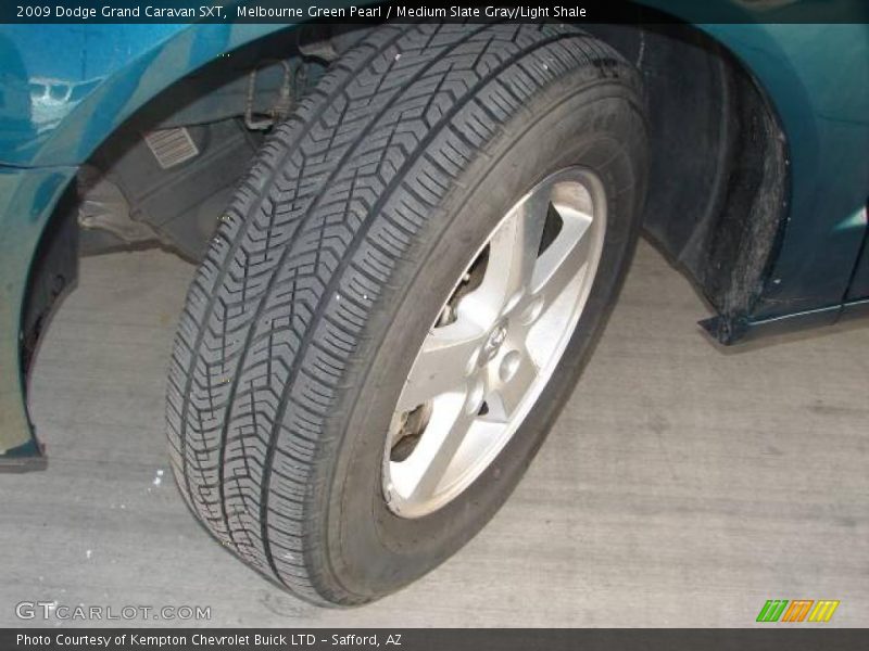 Melbourne Green Pearl / Medium Slate Gray/Light Shale 2009 Dodge Grand Caravan SXT