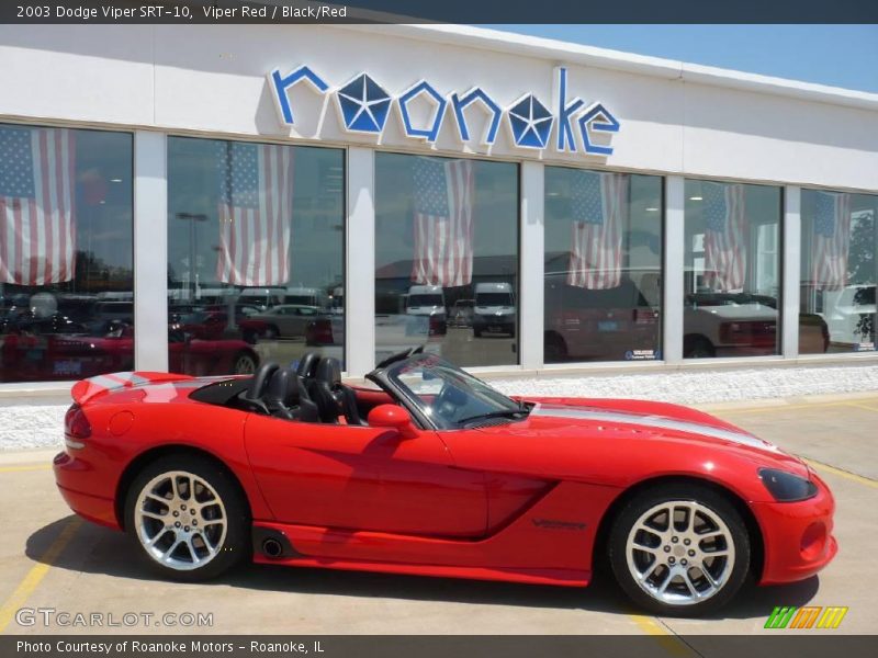 Viper Red / Black/Red 2003 Dodge Viper SRT-10