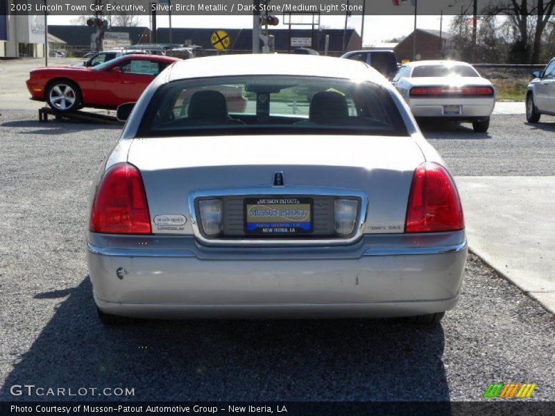 Silver Birch Metallic / Dark Stone/Medium Light Stone 2003 Lincoln Town Car Executive