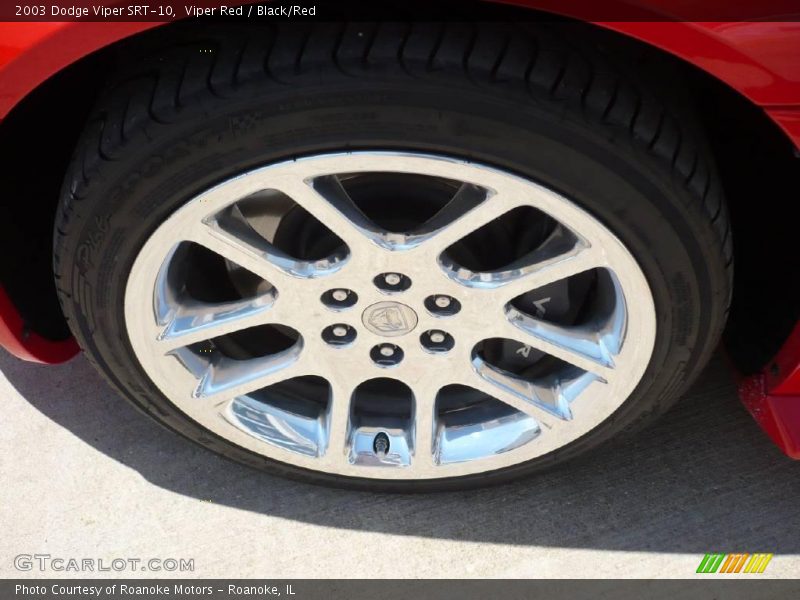 Viper Red / Black/Red 2003 Dodge Viper SRT-10