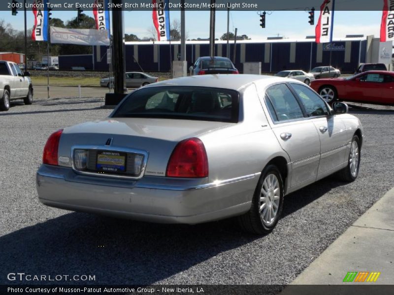 Silver Birch Metallic / Dark Stone/Medium Light Stone 2003 Lincoln Town Car Executive