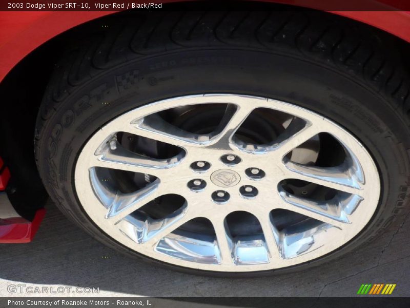 Viper Red / Black/Red 2003 Dodge Viper SRT-10