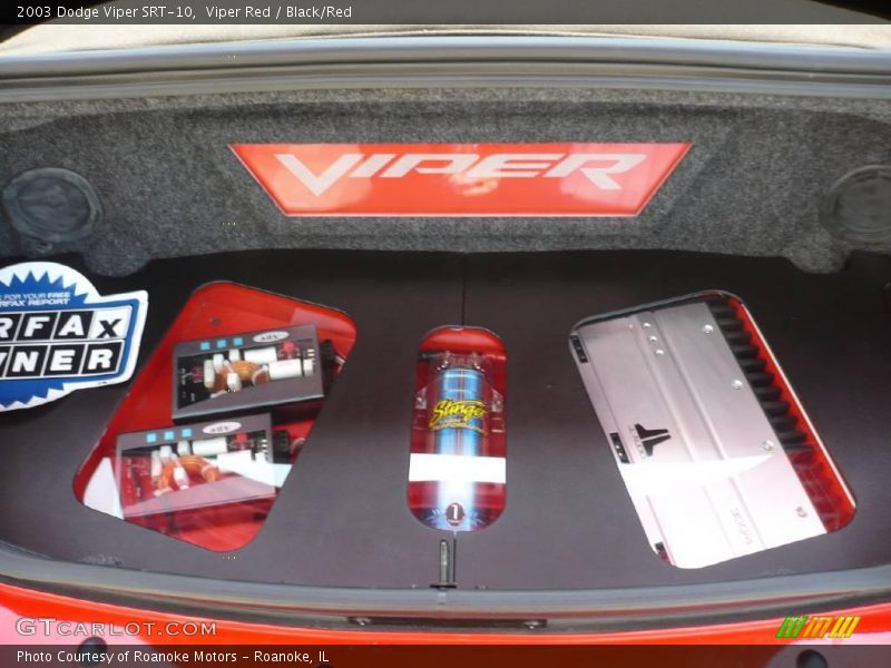 Viper Red / Black/Red 2003 Dodge Viper SRT-10