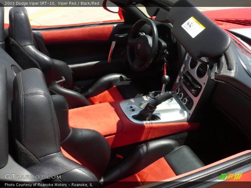 Viper Red / Black/Red 2003 Dodge Viper SRT-10