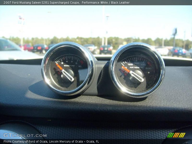Performance White / Black Leather 2007 Ford Mustang Saleen S281 Supercharged Coupe