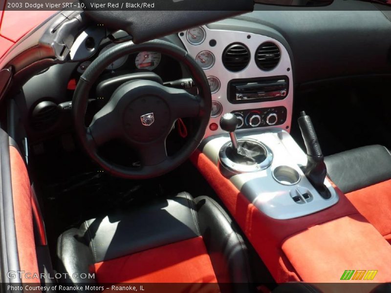 Viper Red / Black/Red 2003 Dodge Viper SRT-10