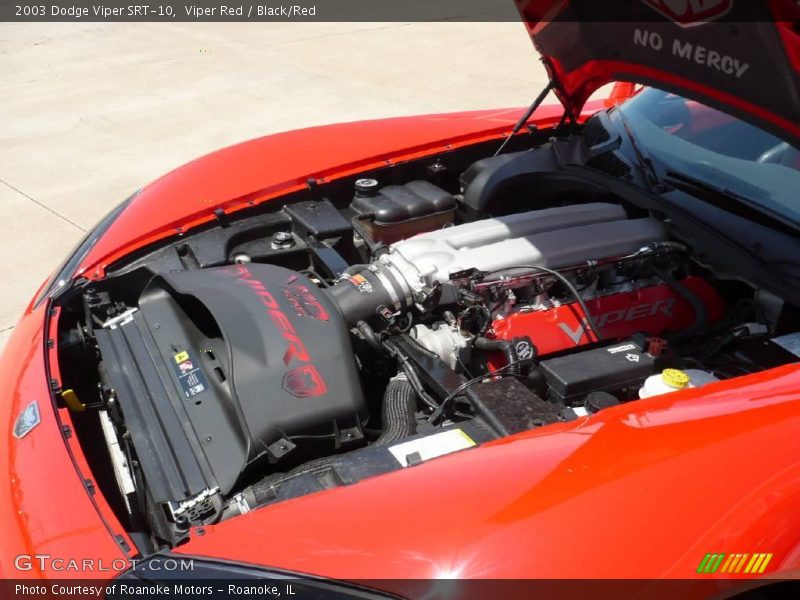 Viper Red / Black/Red 2003 Dodge Viper SRT-10