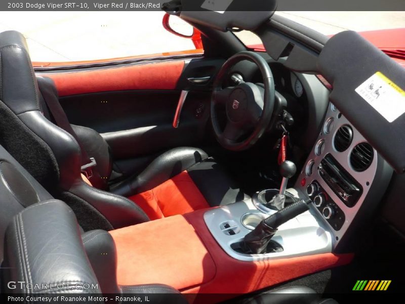 Viper Red / Black/Red 2003 Dodge Viper SRT-10