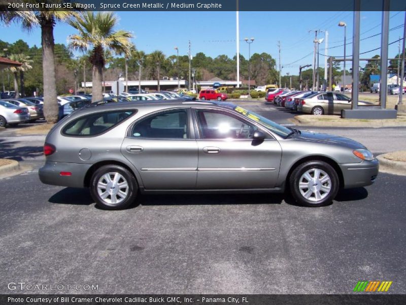 Spruce Green Metallic / Medium Graphite 2004 Ford Taurus SEL Wagon