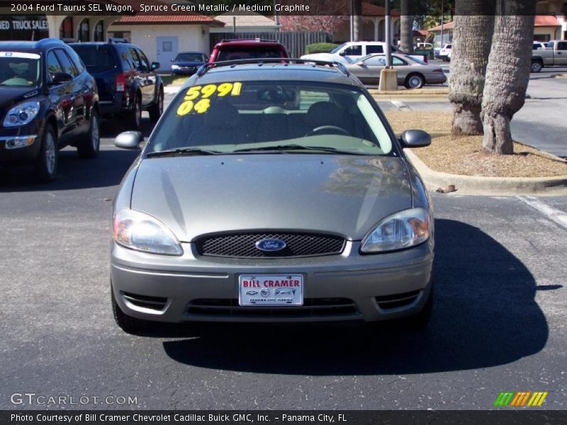 Spruce Green Metallic / Medium Graphite 2004 Ford Taurus SEL Wagon