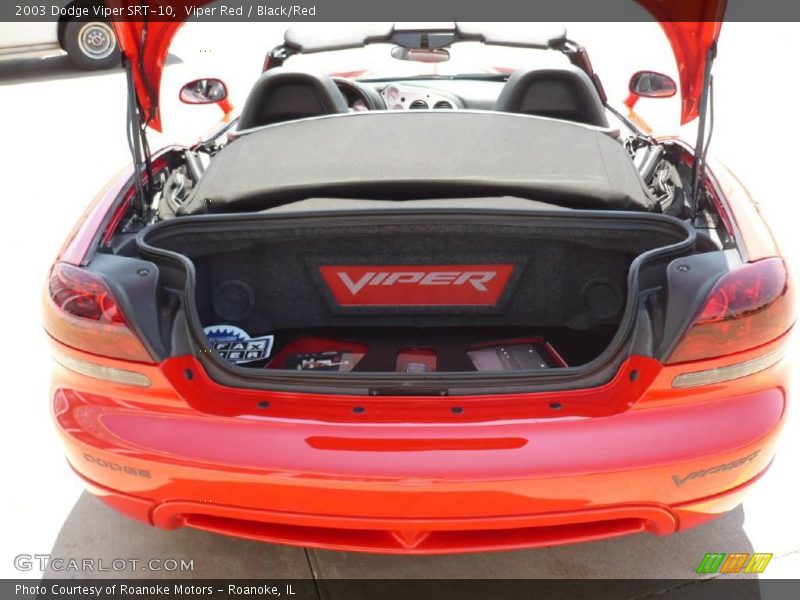 Viper Red / Black/Red 2003 Dodge Viper SRT-10