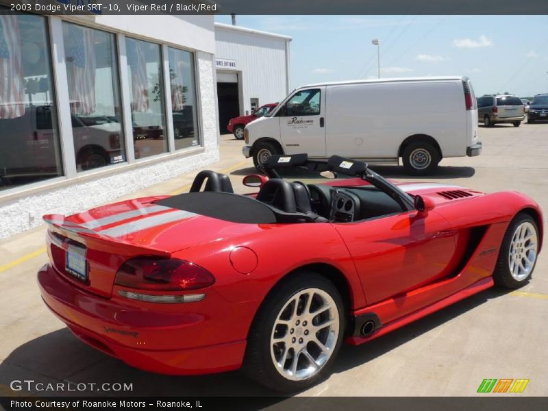 Viper Red / Black/Red 2003 Dodge Viper SRT-10