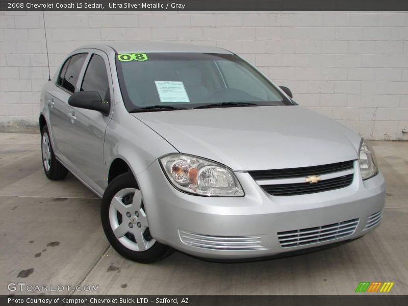 Ultra Silver Metallic / Gray 2008 Chevrolet Cobalt LS Sedan