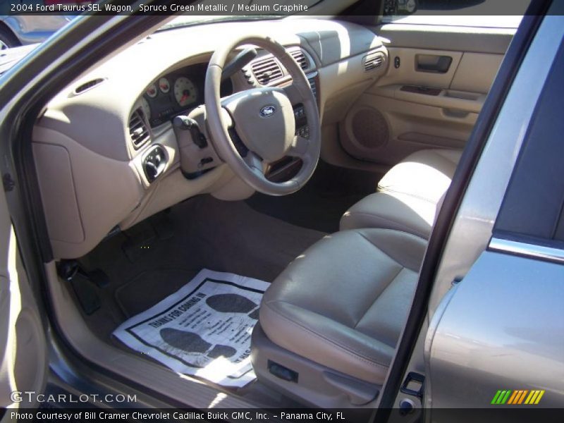 Spruce Green Metallic / Medium Graphite 2004 Ford Taurus SEL Wagon