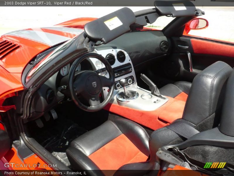 Viper Red / Black/Red 2003 Dodge Viper SRT-10