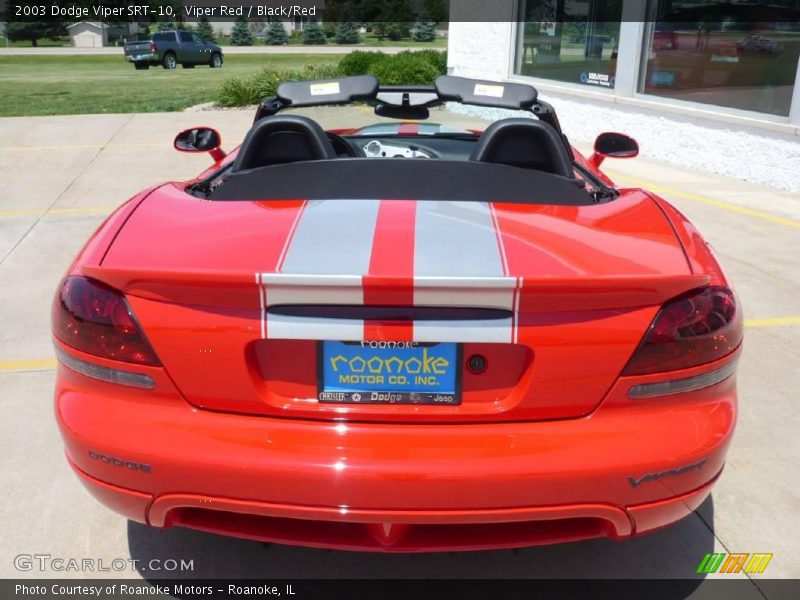 Viper Red / Black/Red 2003 Dodge Viper SRT-10