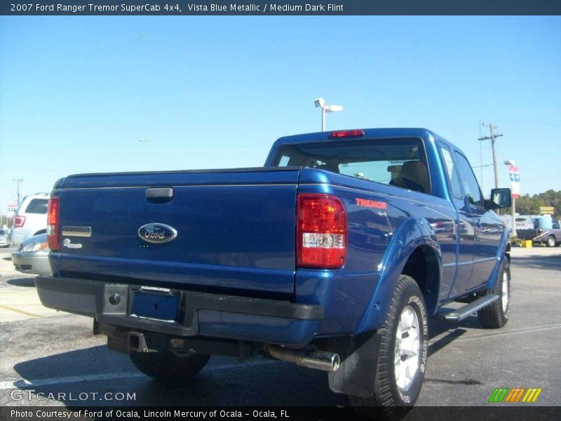 Vista Blue Metallic / Medium Dark Flint 2007 Ford Ranger Tremor SuperCab 4x4